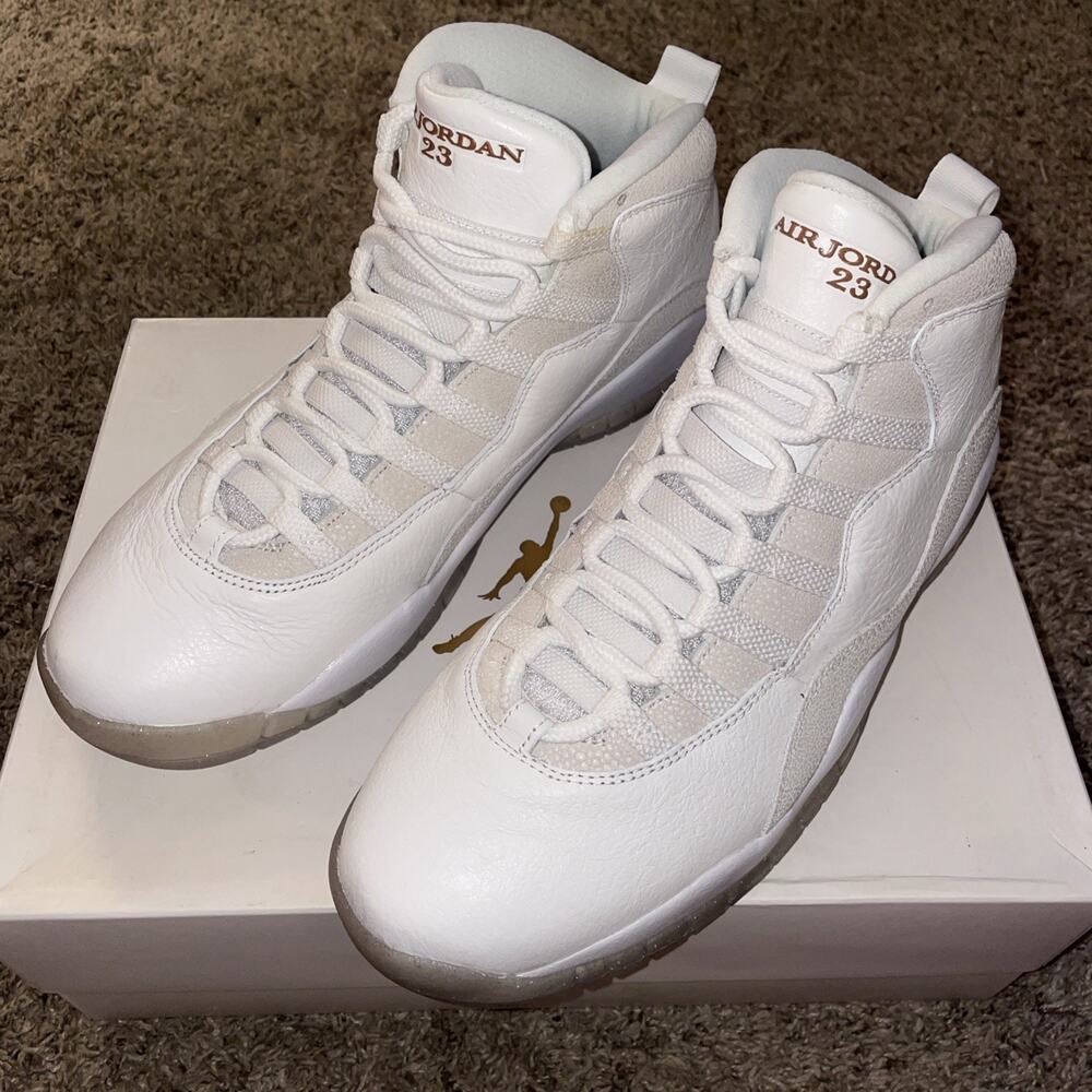 Size 10.5 - OVO x Air Jordan 10 Retro White